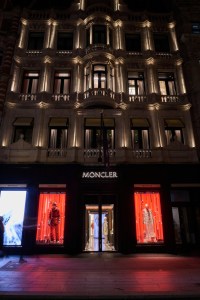 A look inside the new Moncler store in London.
