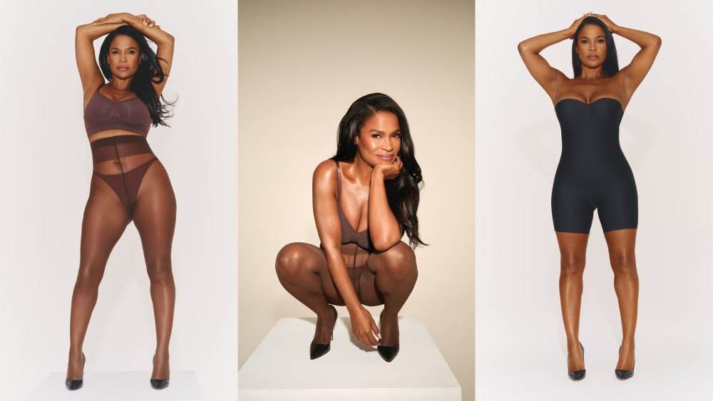 Nia Long, Skims, campaign, photos, hoisery, shapewear, hosiery, body sculpting