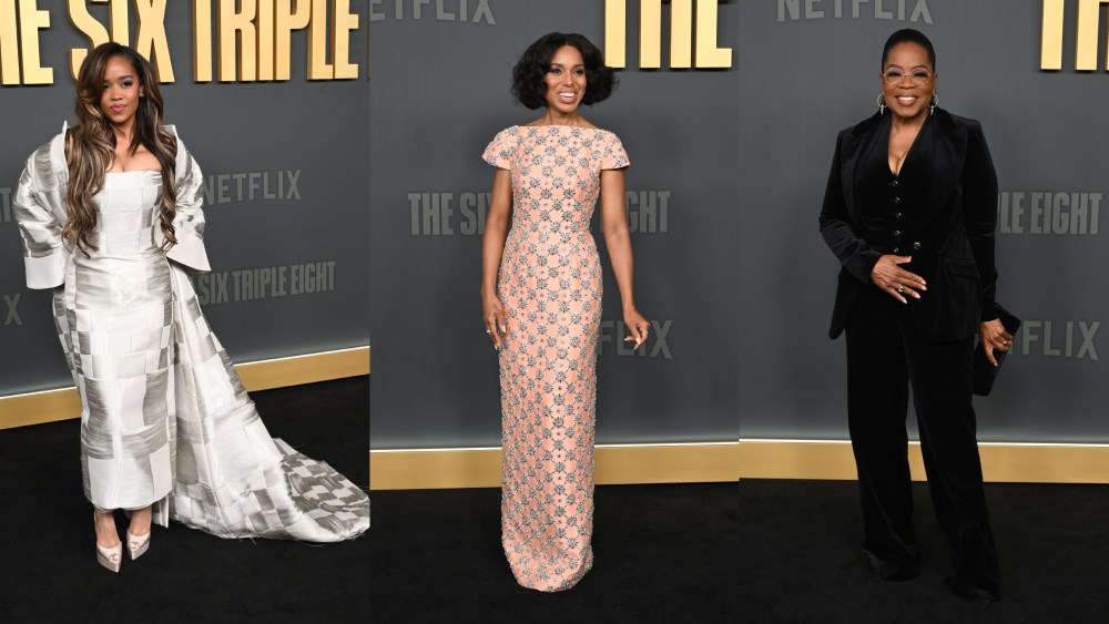 H.E.R., Kerry Washington, Prada, Oprah Winfrey, The Six Triple Eight, premiere