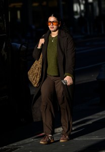 Street style in New York, Winter 2024.