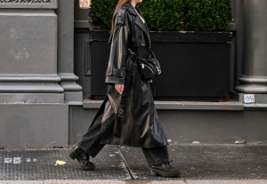 Street style in New York, Winter 2024.