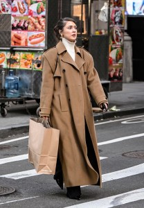 Street style in New York, Winter 2024.