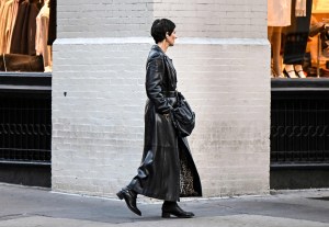 Street style in New York, Winter 2024.