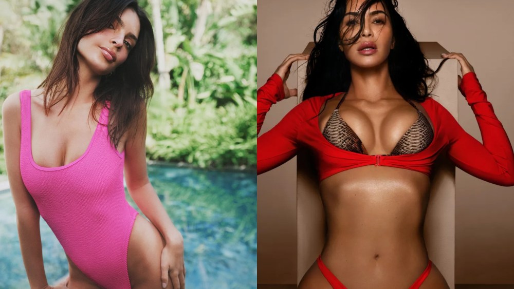 Emily Ratajkowski, Good American, Kim Kardashian, Skims, swimwear, 2024, campaign