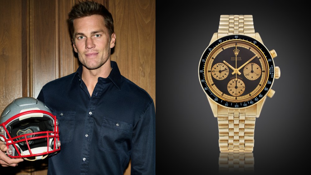 Tom Brady and his Rolex Daytona Paul Newman ‘John Player Special’ sold for $1.1 million.