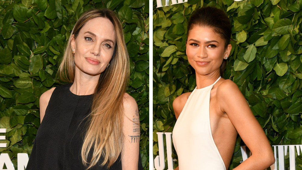 Zendaya at the 34th Annual Gotham Awards held at Cipriani Wall Street on December 02, 2024 in New York, New York, angelina jolie