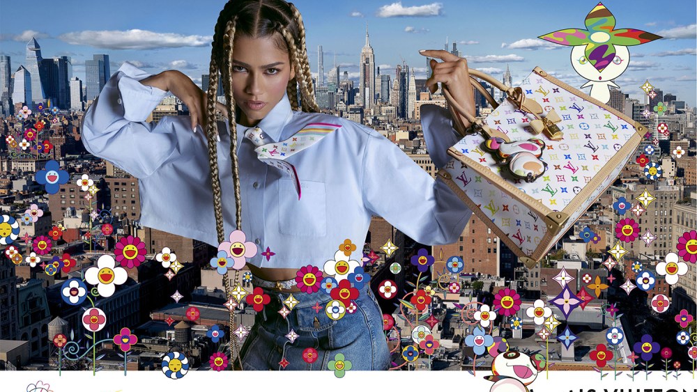 Louis Vuitton and Murakami invited Zendaya to star in a campaign photographed by Inez van Lamsweerde and Vinoodh Matadin.