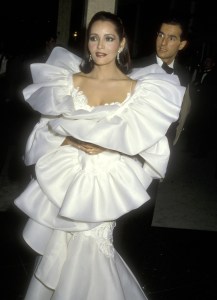 BEVERLY HILLS,CA - JANUARY 24:  Actress Barbara Carrera attends the 43rd Annual Golden Globe Awards on January 24, 1986 at Beverly Hilton Hotel in Beverly Hills, California. (Photo by Ron Galella, Ltd/Ron Galella Collection via Getty Images)