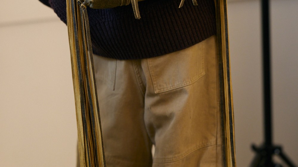 A look at one of the bags from the Egonlab and Zadig&Voltaire collaboration.