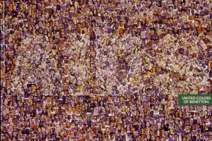 1993, AIDS faces.
