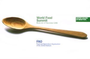 1996, Wooden spoon FAO.