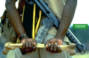 1992, Soldier with bone.