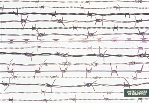 1995, barbed wire.