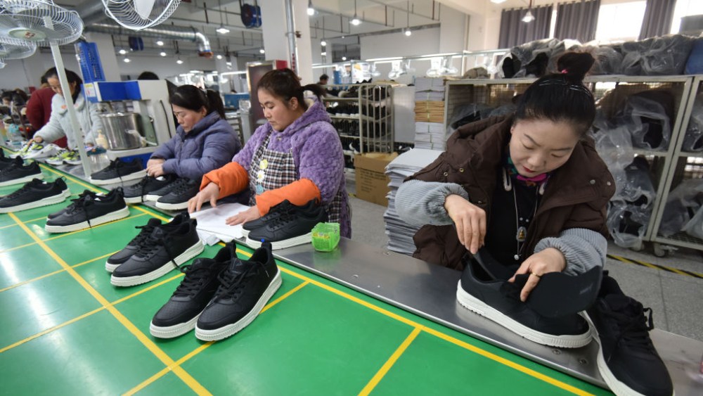 Chinese shoe factory, shoe factory China