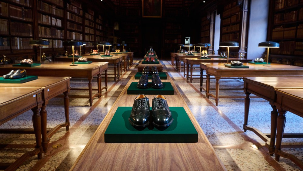 The scene at Church's fall 2025 presentation during Milan Men's Fashion Week.
