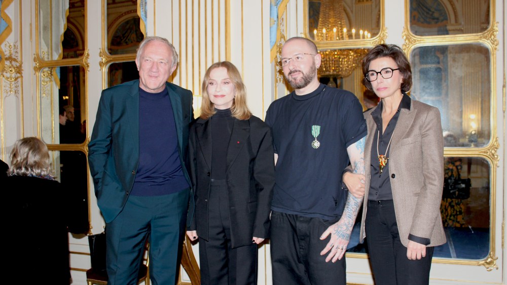 François-Henri Pinault, Isabelle Huppert, Demna and Rachida Dati