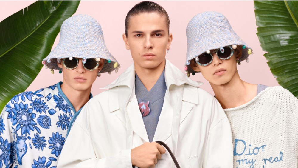 The Dior spring 2025 men's advertising campaign.