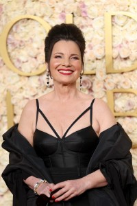 BEVERLY HILLS, CALIFORNIA - JANUARY 05: Fran Drescher attends the 82nd Annual Golden Globe Awards at The Beverly Hilton on January 05, 2025 in Beverly Hills, California. (Photo by Matt Winkelmeyer/WireImage)