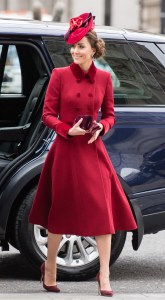 LONDON, ENGLAND - MARCH 09: Catherine, Duchess of Cambridge attends the Commonwealth Day Service 2020 on March 09, 2020 in London, England. (Photo by Samir Hussein/WireImage)