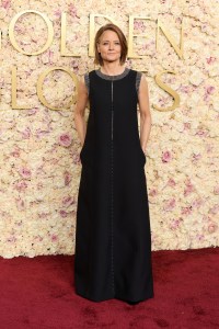 BEVERLY HILLS, CALIFORNIA - JANUARY 05: Jodie Foster attends the 82nd Annual Golden Globe Awards at The Beverly Hilton on January 05, 2025 in Beverly Hills, California. (Photo by Amy Sussman/Getty Images)