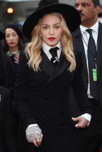 LOS ANGELES, CA - JANUARY 26:  Singer Madonna attends the 56th GRAMMY Awards at Staples Center on January 26, 2014 in Los Angeles, California.  (Photo by Christopher Polk/Getty Images for NARAS)