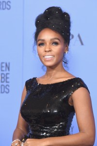 BEVERLY HILLS, CA - JANUARY 08:  Actress Janelle Monae of 'Moonlight,' winner of Best Motion Picture - Drama, poses in the press room during the 74th Annual Golden Globe Awards at The Beverly Hilton Hotel on January 8, 2017 in Beverly Hills, California.  (Photo by Kevin Winter/Getty Images)