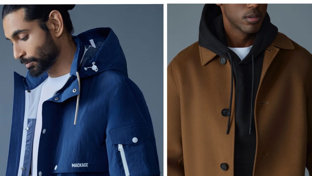 The collection features a range of outerwear styles with pieces priced up to $3,000.