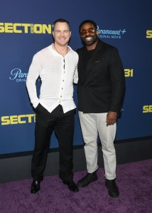 Robert Kazinsky, Chiké Okonkwo at the "Star Trek: Section 31" World Premiere held at Jazz at Lincoln Center on January 22, 2025 in New York, New York.