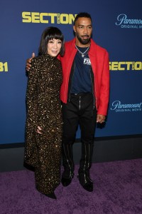 Michelle Yeoh, Omari Hardwick at the "Star Trek: Section 31" World Premiere held at Jazz at Lincoln Center on January 22, 2025 in New York, New York.