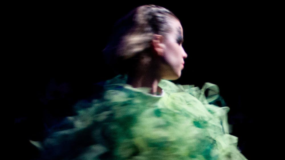 Berlin-based designer Laurin Schuler will present handwoven tulle dresses