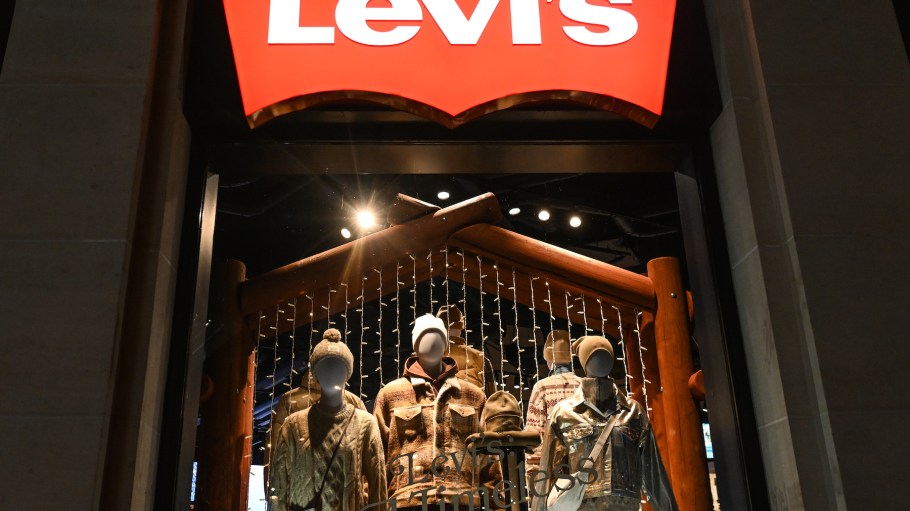 Boutique Levi's on Champs-Elysees on December 25, 2024, in Paris, France.