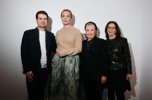 Alan Pepe, Yulia Navalnaya, Hillary Clinton, and Amy Entelis