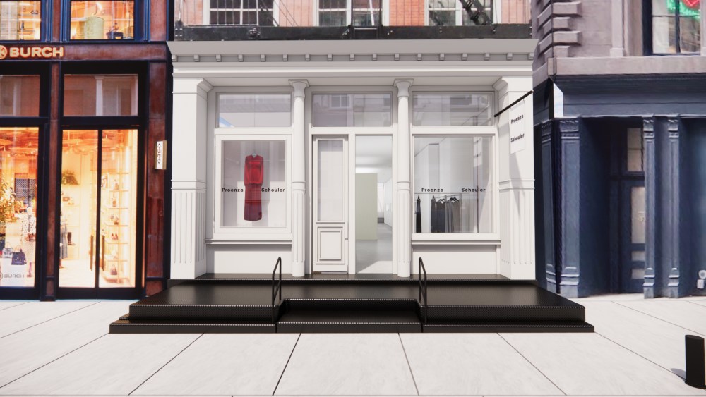 A rendering of Proenza Schouler's upcoming SoHo, New York flagship store.