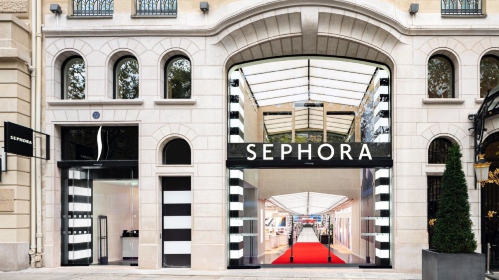 The Sephora flagship on Paris' Avenue des Champs-Élysées.