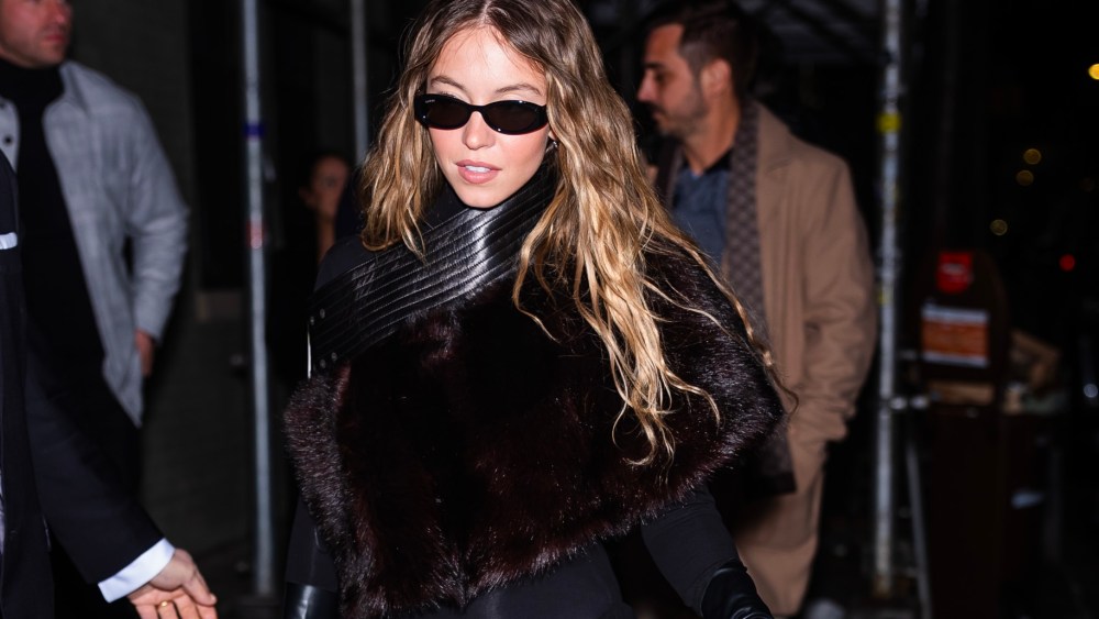 Sydney Sweeney is seen in Greenwich Village on January 18, 2025 in New York City.