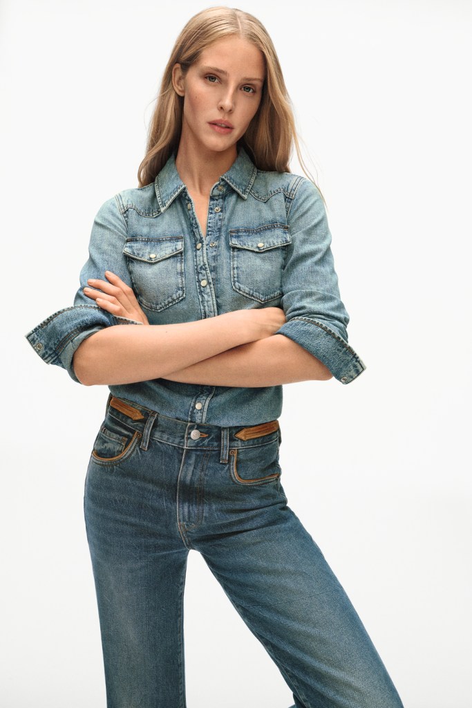 Abby Champion in Hilfiger's denim campaign.