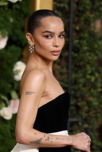 BEVERLY HILLS, CALIFORNIA - JANUARY 05: Zoë Kravitz attends the 82nd Annual Golden Globe Awards at The Beverly Hilton on January 05, 2025 in Beverly Hills, California. (Photo by Matt Winkelmeyer/WireImage)