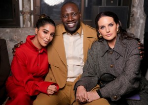 Leila Bekhti, Omar Sy, and Hélène Sy