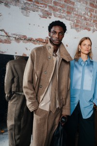 A preview look at the Ami Fall 2025 Men’s Collection showing in Paris with designer Alexandre Mattiussi.