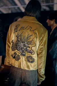 Bks at Amiri Men's Fall 2025 Ready-to-Wear Collection at PAris Men's Fashion Week
