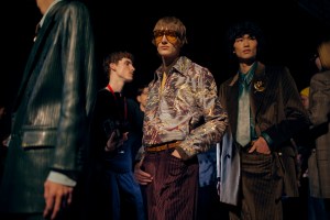 Bks at Amiri Men's Fall 2025 Ready-to-Wear Collection at PAris Men's Fashion Week
