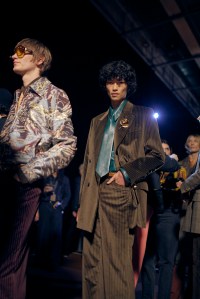 Bks at Amiri Men's Fall 2025 Ready-to-Wear Collection at PAris Men's Fashion Week