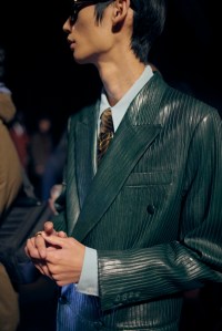 Bks at Amiri Men's Fall 2025 Ready-to-Wear Collection at PAris Men's Fashion Week