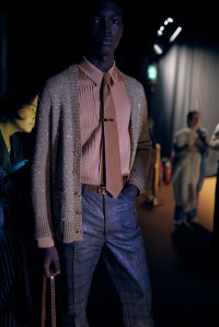 Bks at Amiri Men's Fall 2025 Ready-to-Wear Collection at PAris Men's Fashion Week