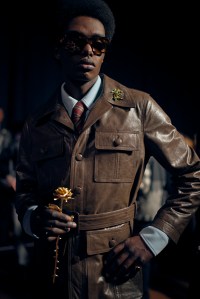 Bks at Amiri Men's Fall 2025 Ready-to-Wear Collection at PAris Men's Fashion Week