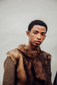 Backstage at Prada Men's Fall 2025 Ready-to-Wear Collection at Milan Fashion Week