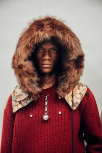 Backstage at Prada Men's Fall 2025 Ready-to-Wear Collection at Milan Fashion Week