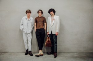 Backstage at Prada Men's Fall 2025 Ready-to-Wear Collection at Milan Fashion Week