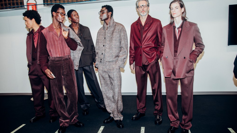 Backstage at Zegna Men's Fall 2025 Ready-to-Wear Collection at Milan Men's Fashion Week