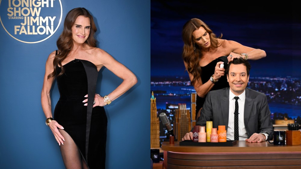 Brooke Shields on "The Tonight Show Starring Jimmy Fallon."